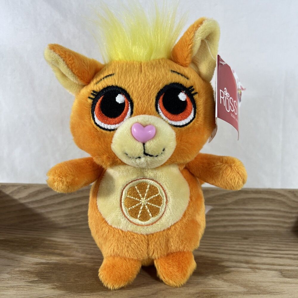 RUSS - Candy Critters - Ollie Orange - Beanbag - Scented Plush With Tags